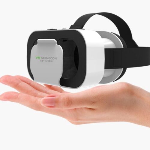 Casque Headset Shinecon Virtual Reality Glasses 3D Helmet 3 D Google Cardboard For Smart Phone Smartphone Lens Daydream