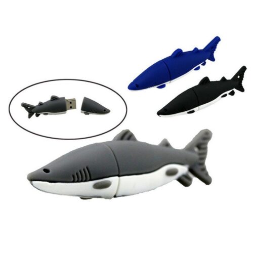 Cartoon Shark USB Flash Drive Creative Simulation Animation USB Flash Drive 8g16g Marine Animals