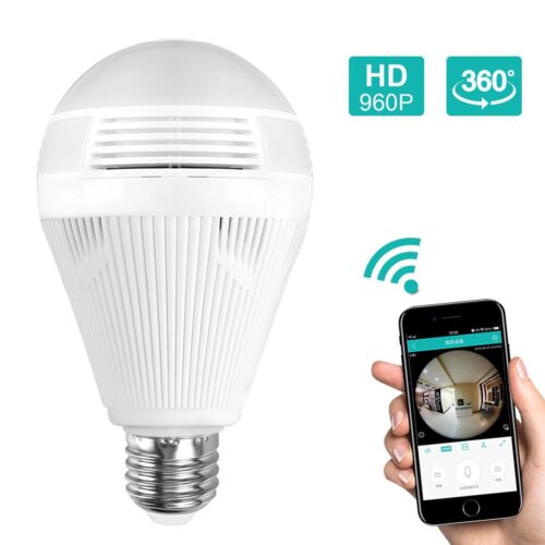 1080P Light Camera Xiongmai V380 Panoramic Bulb Wifi Smart Led Bulb Light Camera