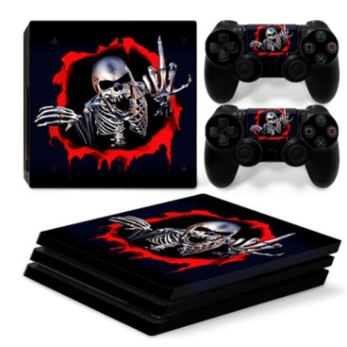 0131-0155 PS4 Pro game machine host Sticker Anti scraping geometric pattern sticker