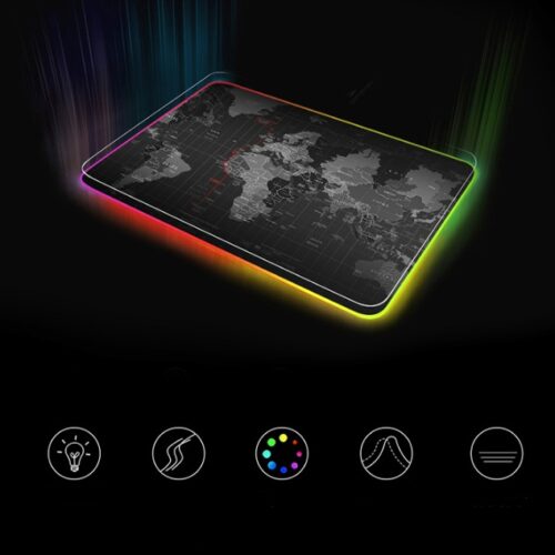 RGB Gaming Mouse Pad Large Mousepad Gamer Large Mousepad Computer Mousepad Led Backlight XXL Surface Mousepad Keyboard Desk Mat