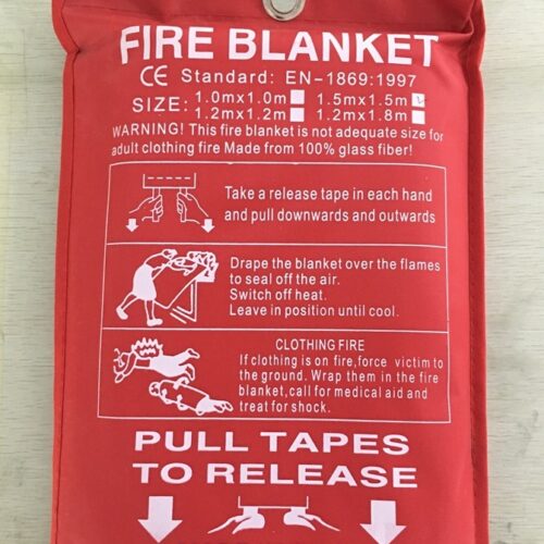 Fire Blanket Fiberglass Fire Flame Retardant Emergency Survival Fire Shelter Safety Cover Fire Emergency Blanket