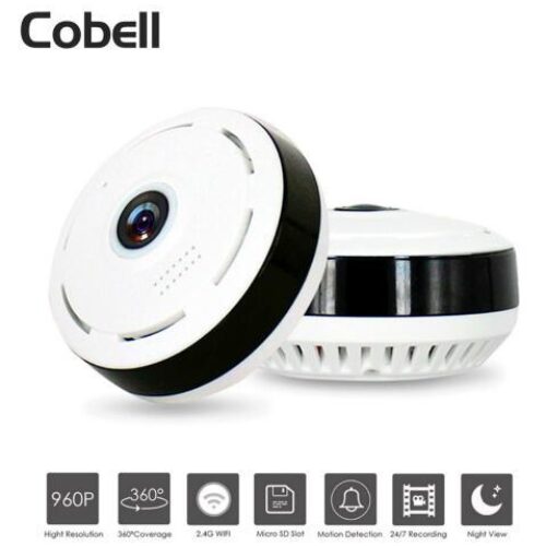 Cobell 960P Wifi IP Camera Home Security Wireless 360 Degree Panoramic CCTV Camera Night Vision Fish Eyes Lens VR Cam