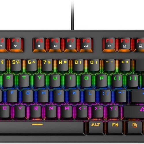 60Percent Mechanical Gaming Keyboard Type C LED Backlit Wired 88 Key For PC Laptop MAC