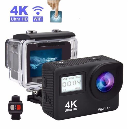 4K HD dual screen with WIFI motion camera