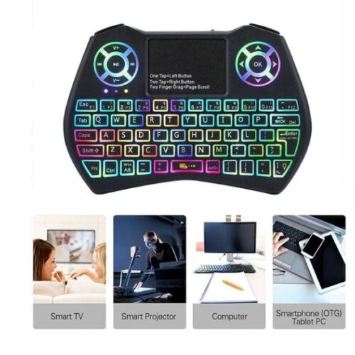 Mini Wireless Keyboard Flying Mouse Keyboard Supports Multi-language Keyboard